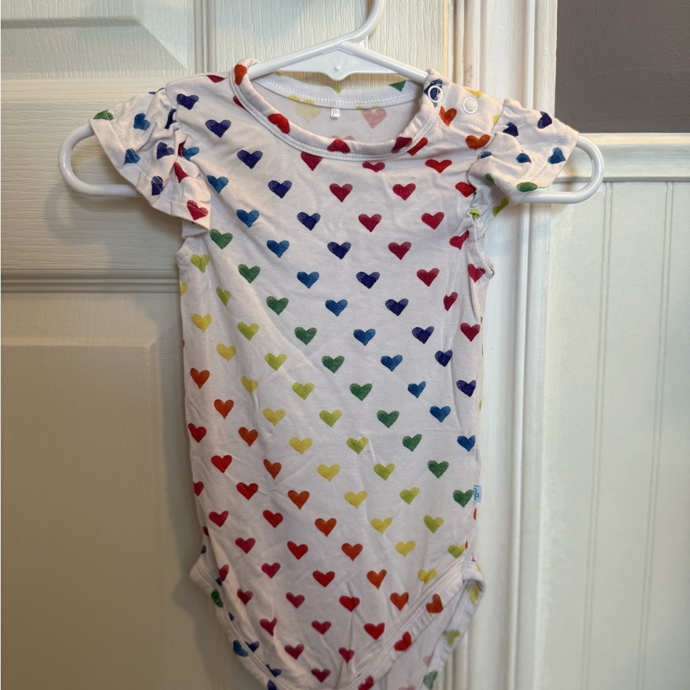 Posh Peanut x Care Bears Rainbow Heart Bodysuit